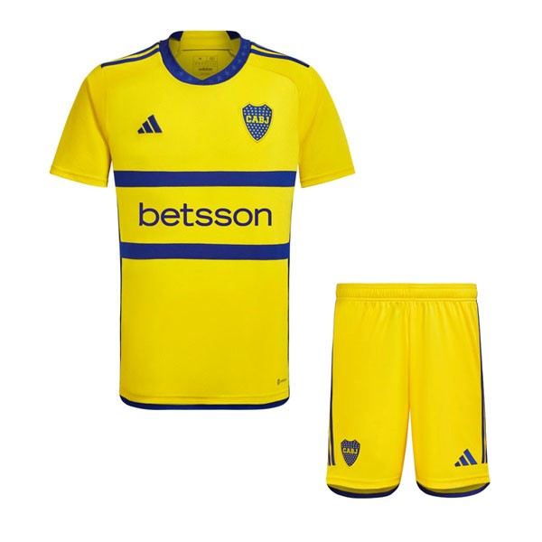 Camiseta Boca Juniors Replica Segunda Ropa Niño 2023/24